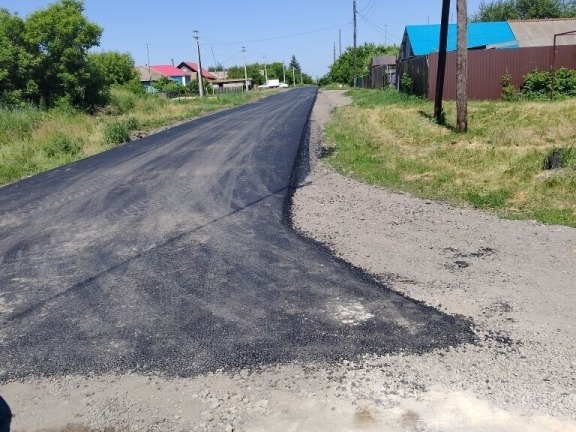 Отремонтировали дорогу по ул. Пролетарская в с.Народное.